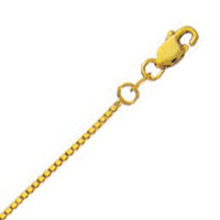 
1.0 mm Box Chain in 10K Yellow Gold
