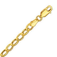 
3.5 mm Oval Rolo Chain in 14k Yellow Gold
