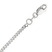 
2.0 mm Gourmette Chain in 14k White Gold
