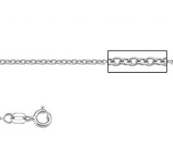 
1.0 Cable Chain in Platinum
