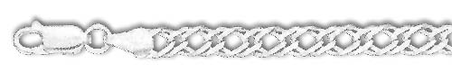 
5.0 mm Rombo Chain in Sterling Silver

