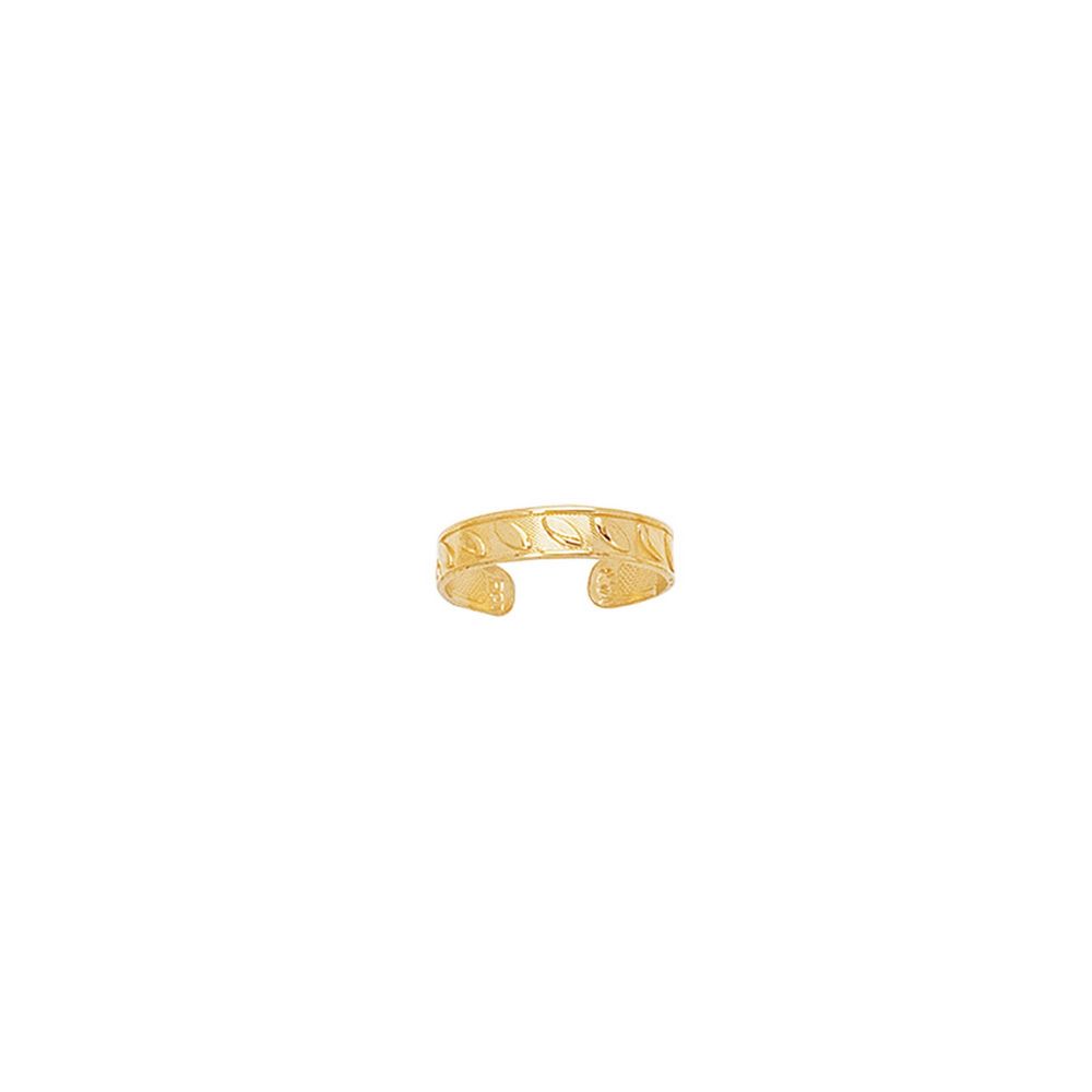
14k Yellow Gold Sparkle-Cut Toe Ring
