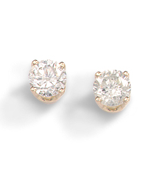 
1/2 Carat Round Diamond Stud Earrings
