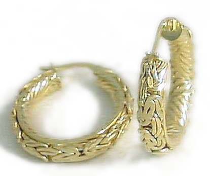 
Byzantine Hoop Earrings
