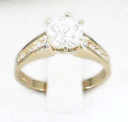 
Traditional CZ Engagement Ring
