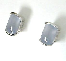
Intricate Blue Chalcedony Earrings
