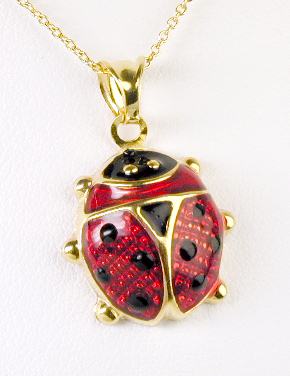
Adorable Ladybug Charm Pendant
