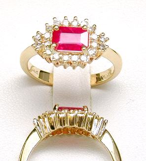 
Ruby & Diamond Cocktail Ring
