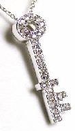 
Beautiful Diamond Key Pendant
