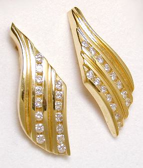 
Bold Fan Diamond Earrings
