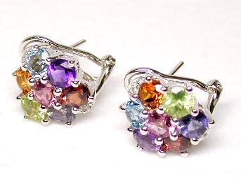 
Effy Multicolor Gemstone & Diamond Ears
