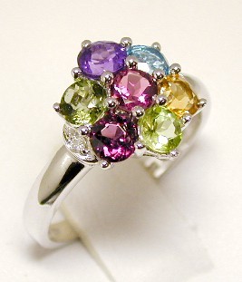 
Effy Multicolor Gemstone & Diamond Ring
