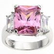 
Celebrity Pink and Clear Cubic Zirconia C
