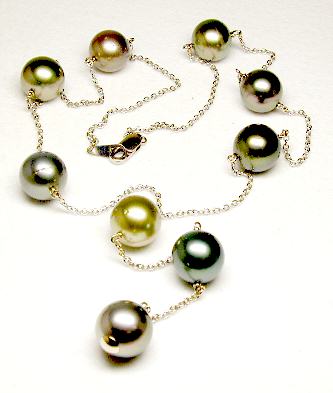 
Stunning Tahitian Pearl Lariat Necklace
