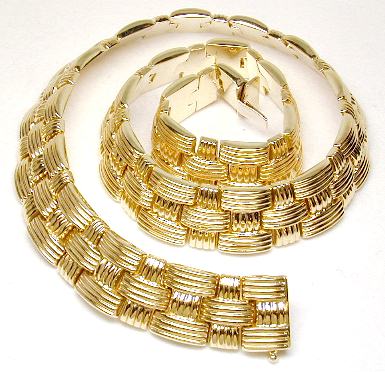 
Wide Ribbed Stampato Necklace
