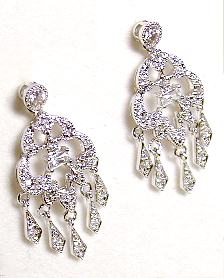 
CZ Antique-style Chandelier Earrings
