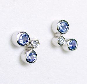 
Tanzanite and Diamond Bubbles Earrings
