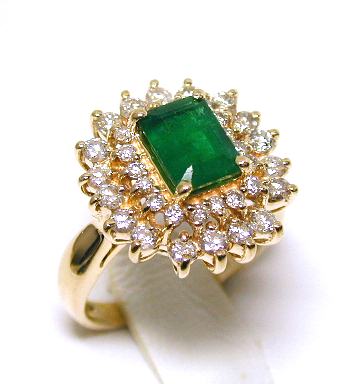 
Emerald-cut Emerald Cocktail Ring
