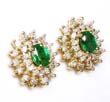 
Stunning Emerald & Diamond Earrings
