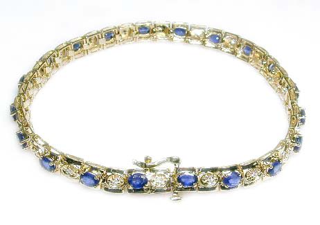
Sapphire and Diamond Fancy Bracelet
