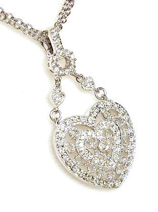 
Gorgeous Diamond Heart Pendant/Enhancer
