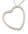 
Elegant Hanging Diamond Heart Necklace (I
