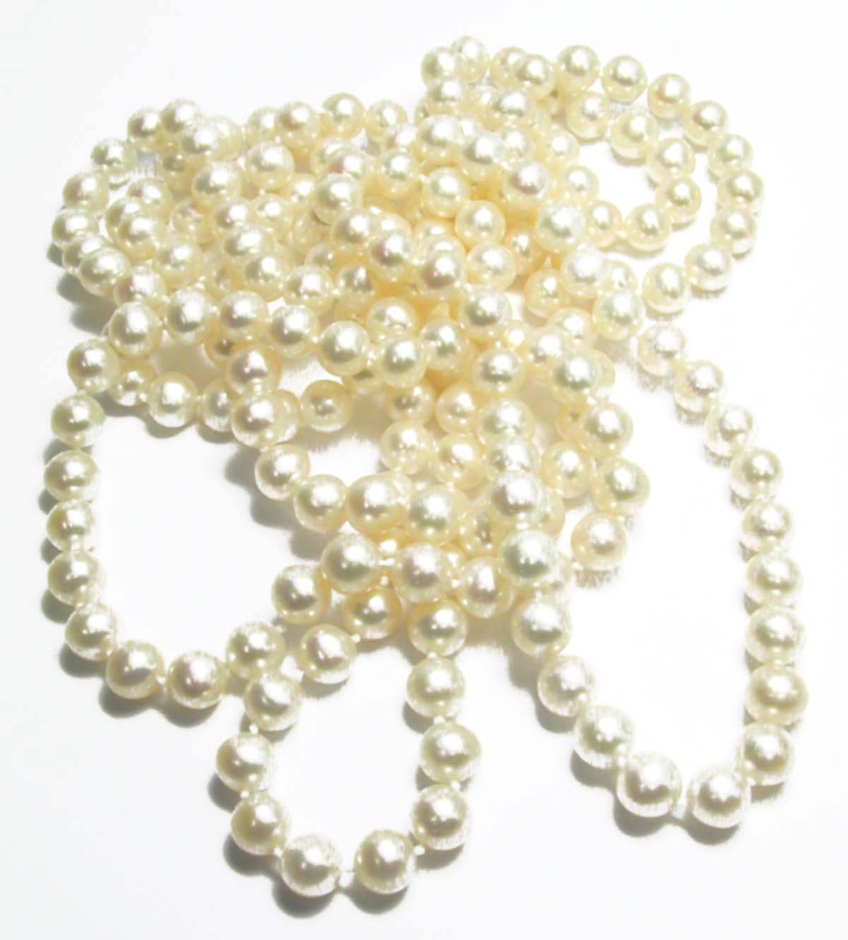 
60 Inch White Freshwater Cultured Pearl Strand
