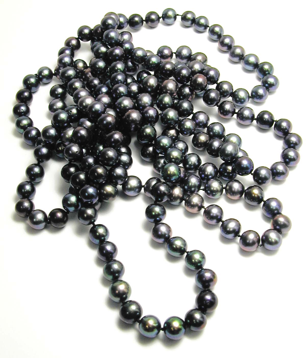 
60 Inch Black Freshwater Cultured Pearl Strand
