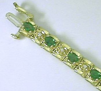 
Emerald & Diamond Rolex Bracelet
