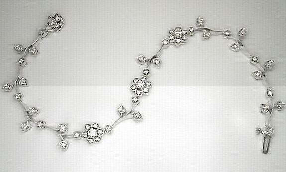 
Flower and Vine Diamond Bracelet

