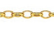 
14k Yellow Gold Oval 18 Inch X 3.5 mm Rol
