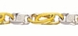 
14k Two Tone Gold 20 Inch X 4.4 mm Tiger 
