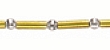 
14k Two Tone Gold WY 7 Inch X 3.0 mm Tube
