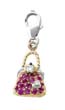 
14k Two-Tone Purse 1.5 mm Pink Sapphire a
