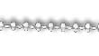 
Sterling Silver 24 Inch X 1.2 mm Bead Cha
