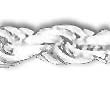 
Sterling Silver 7 Inch X 7.0 mm Rope Chai

