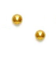 
14k Yellow Gold 5 mm Ball Screw-Back Earrings
