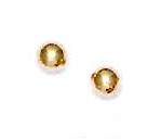 
14k Yellow Gold 4 mm Ball Friction-Back Post Stud Earrings
