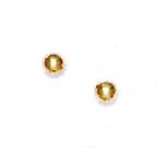 
14k Yellow Gold 3 mm Childrens Ball Post Stud Earrings
