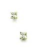 
14k Yellow 3 mm Square CZ Friction-Back S
