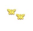 
14k Yellow Childrens Butterfly Friction-B
