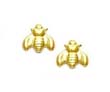 
14k Yellow Moth Friction-Back Earrings
