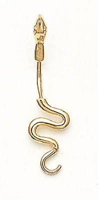 
14k Yellow Gold Snake Belly Ring
