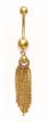 
14k Yellow Drop Bead Belly Ring
