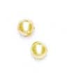 
14k Yellow 5 mm Round White Crystal Pearl
