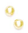 
14k Yellow 10 mm Round White Crystal Pear
