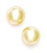 
14k Yellow 12 mm Round White Crystal Pear
