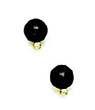 
14k Yellow 7 mm Round Black Crystal Pearl
