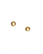 
14k Yellow Gold 2.5 mm Childrens Half Ball Earrings
