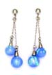 
14k White 6 and 7 mm Round Blue Opal Doub
